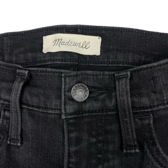 Madewell Women’s Roadtripper Mid Rise Jean In Washed Black Size 24 - Picture 4 of 7